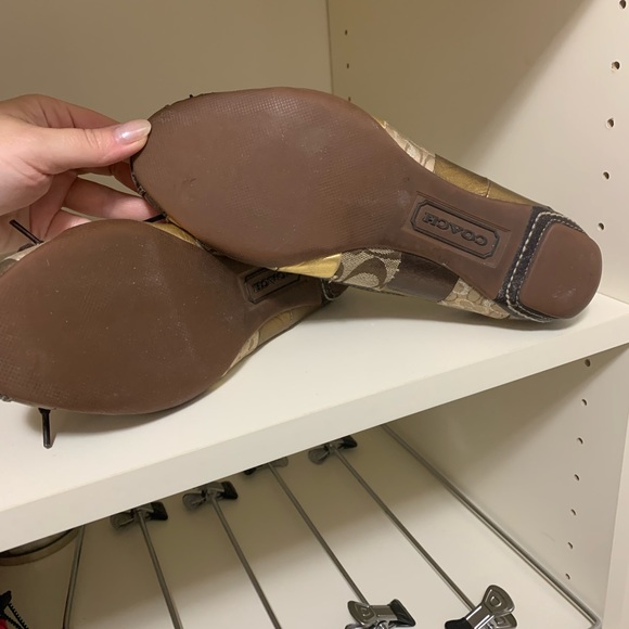 Coach Jenilee patchwork flats 7.5 - Picture 3 of 6